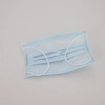 Disposable Three-Layer Spunlace Cloth Mask / Face Mask 3 Layers Non Woven Face Mask