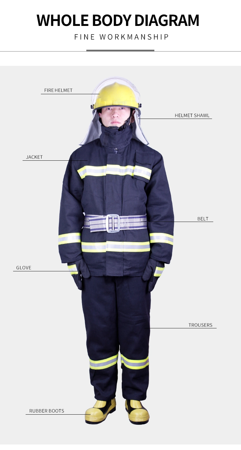 Fighter Uniform Fire Fighting Protective Clothing