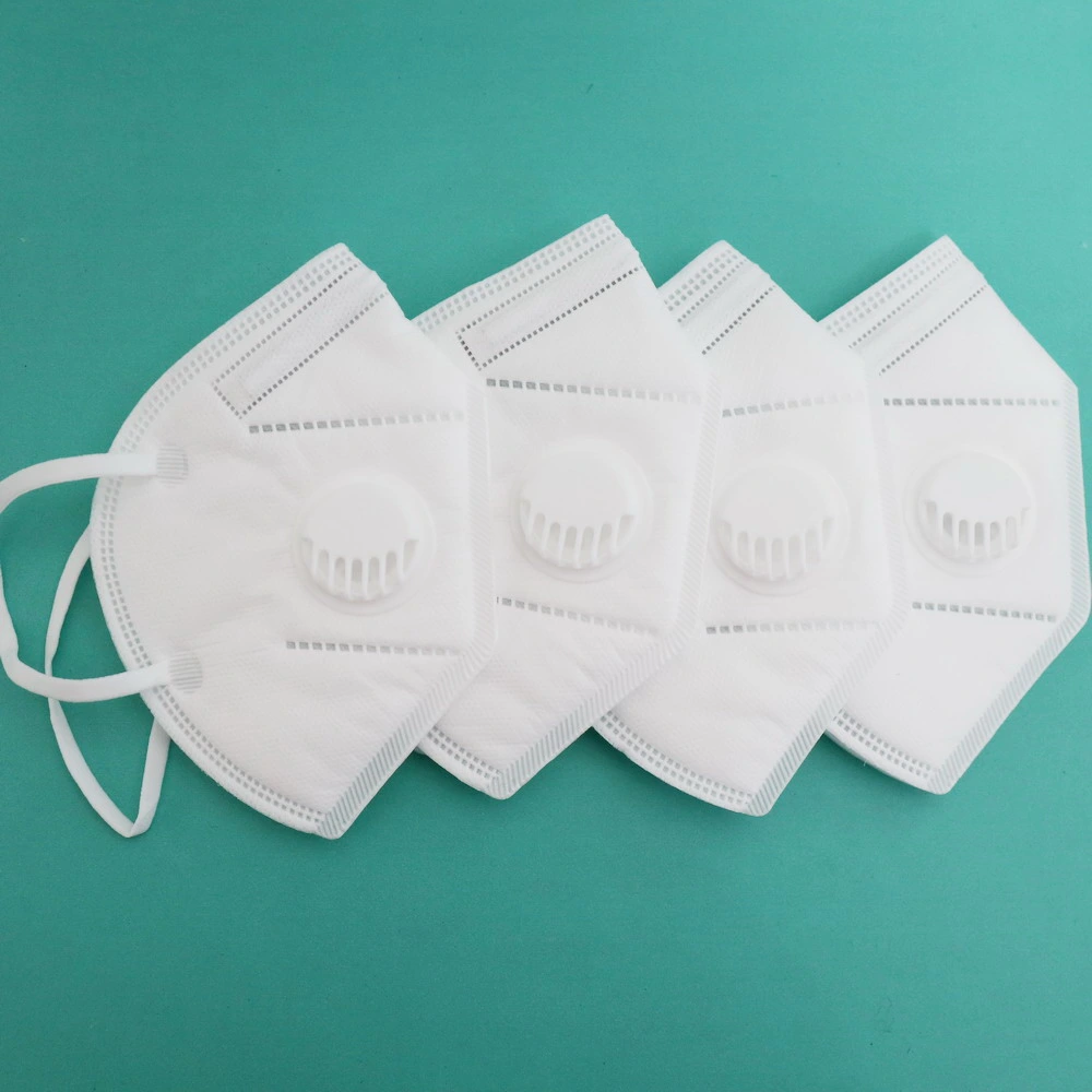 Disposable Kn95 Masks of Filtration 95/ with Earloops /White Colour Face Mask Disposable Non Woven Melt Blown Cloth Bfe 95%