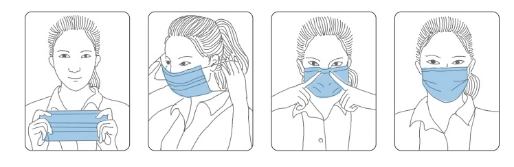 Disposable Face Masks - 3-Ply Breathable &amp; Comfortable Filter Safety Mask