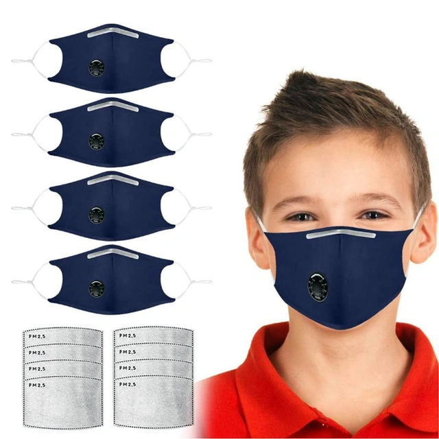 Cotton Mask Pm2.5 Anti-Smog Anti-Dust Printing Can Be Washed with Breathing Valve Cloth Mask