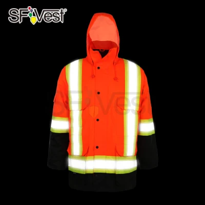 Safety Jacket Hi Viz Clothing Protective Gear with Reflective Tape