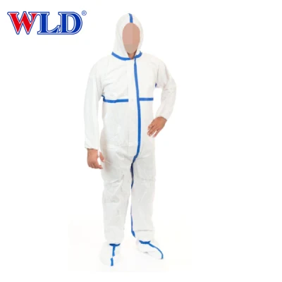 Non Woven Disposable Coveralls Safety Protective Coverall