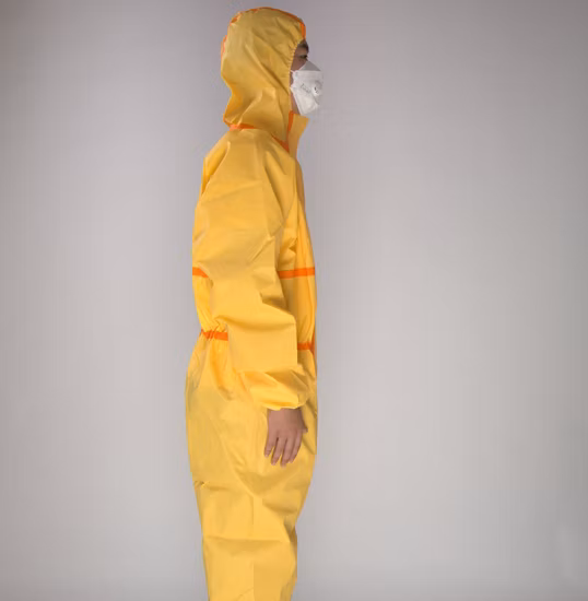 Type 3 Oil Proof Chemical Protective Clothing Lightweight Thickened Protective Coverall