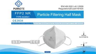 Particle Filtering Half Mask KN95 with or Without Valveless Mask Ce Certificate