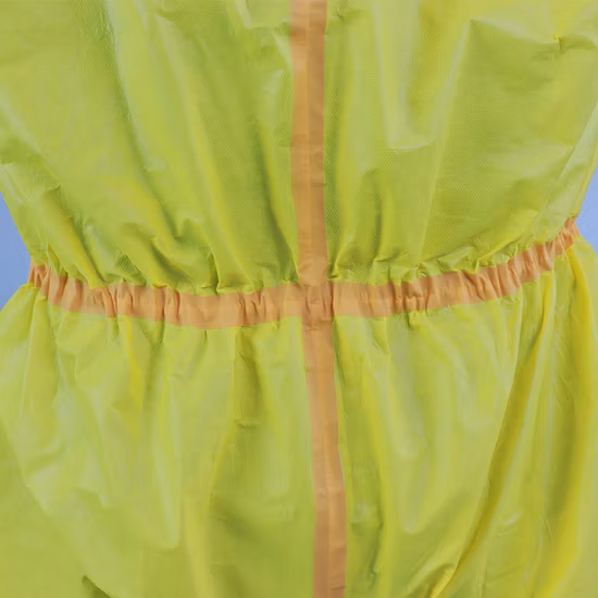 Type 3/4 Microporous Chemical Protective Anti Pneumonia Medical Disposable Coverall